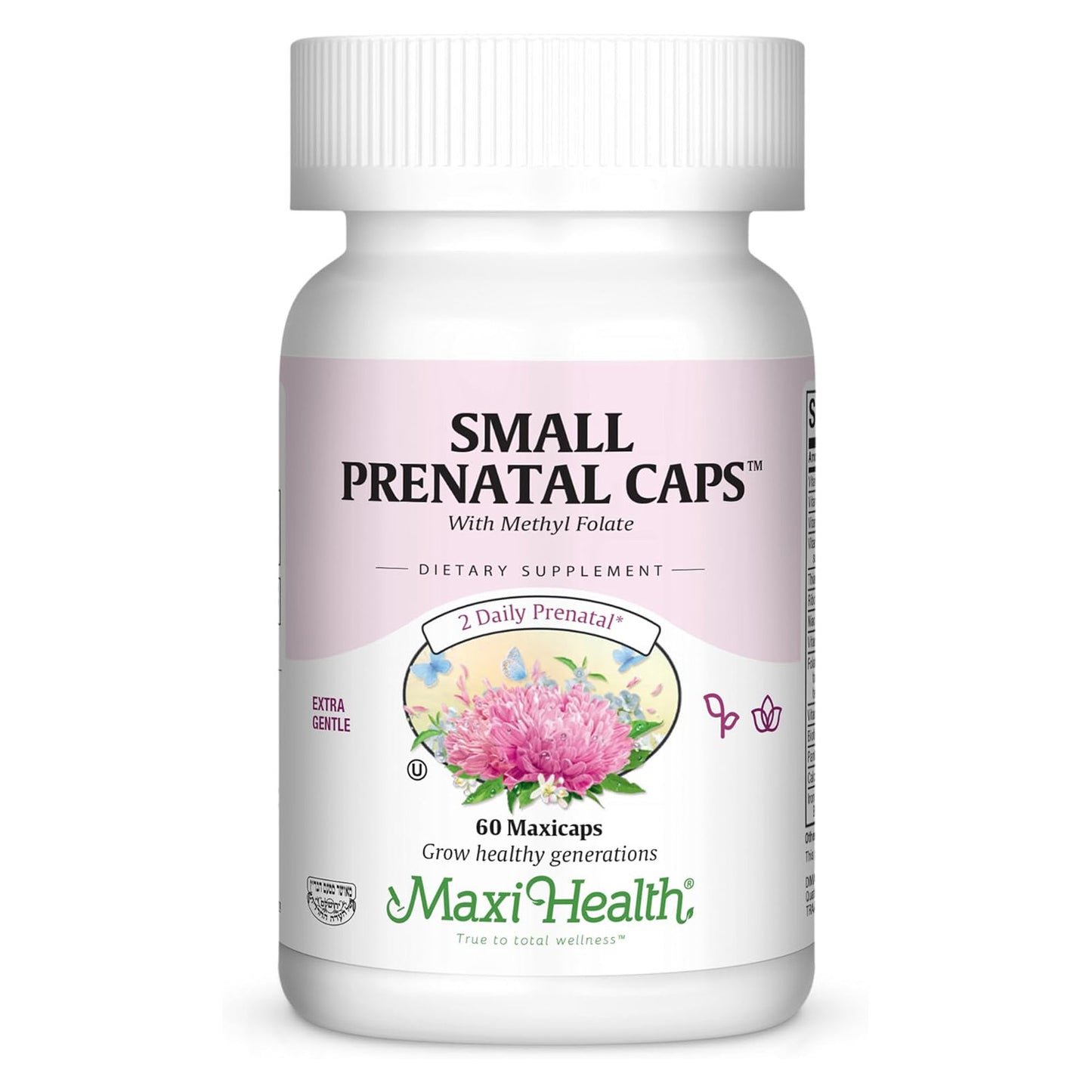 Small Prenatal Caps, 60 Caps