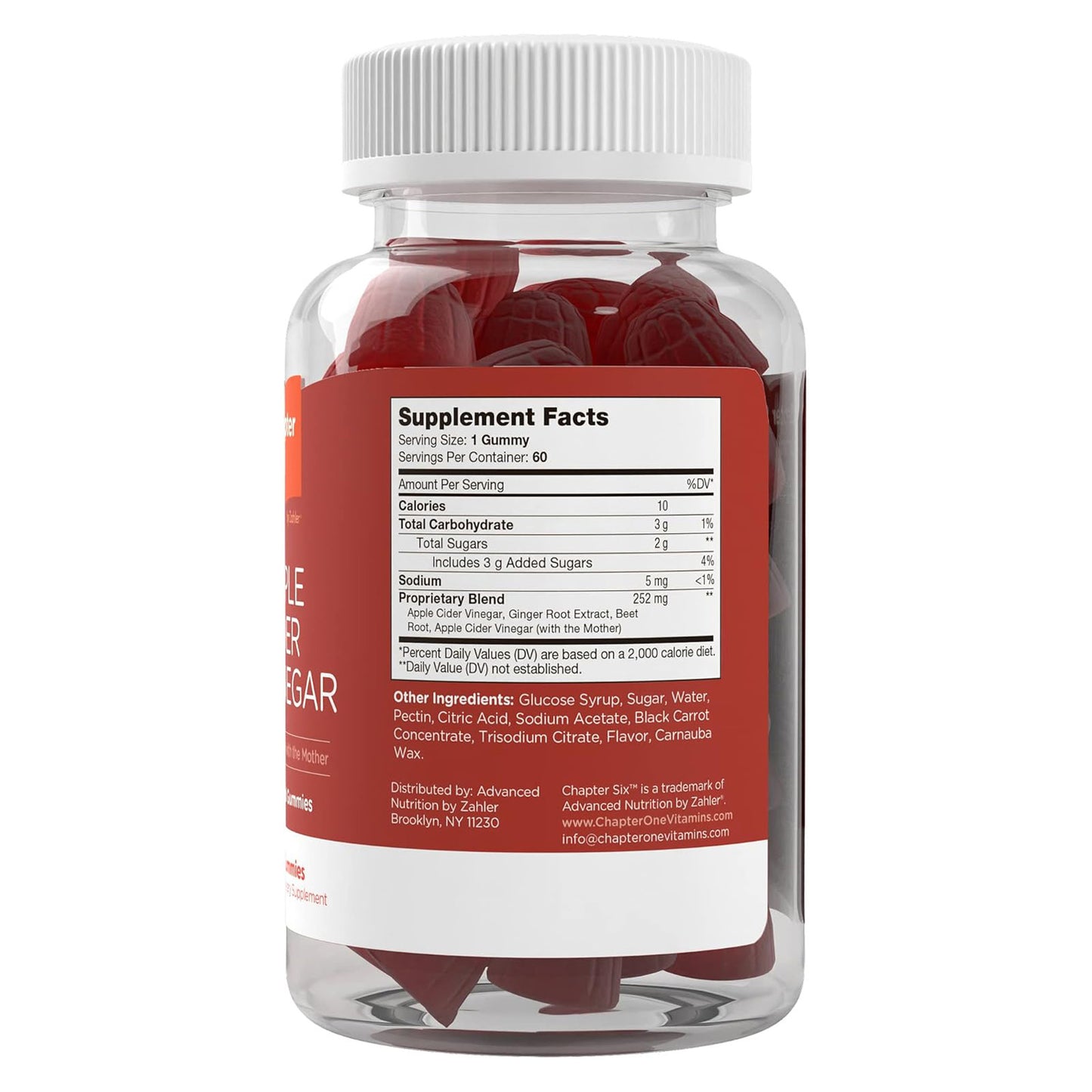 Apple Cider Vinegar Gummies-Apple (60)