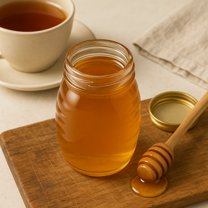 Local Organic Honey – 100% Raw & Unfiltered – 16oz