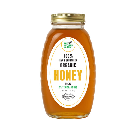 Local Organic Honey – 100% Raw & Unfiltered – 16oz
