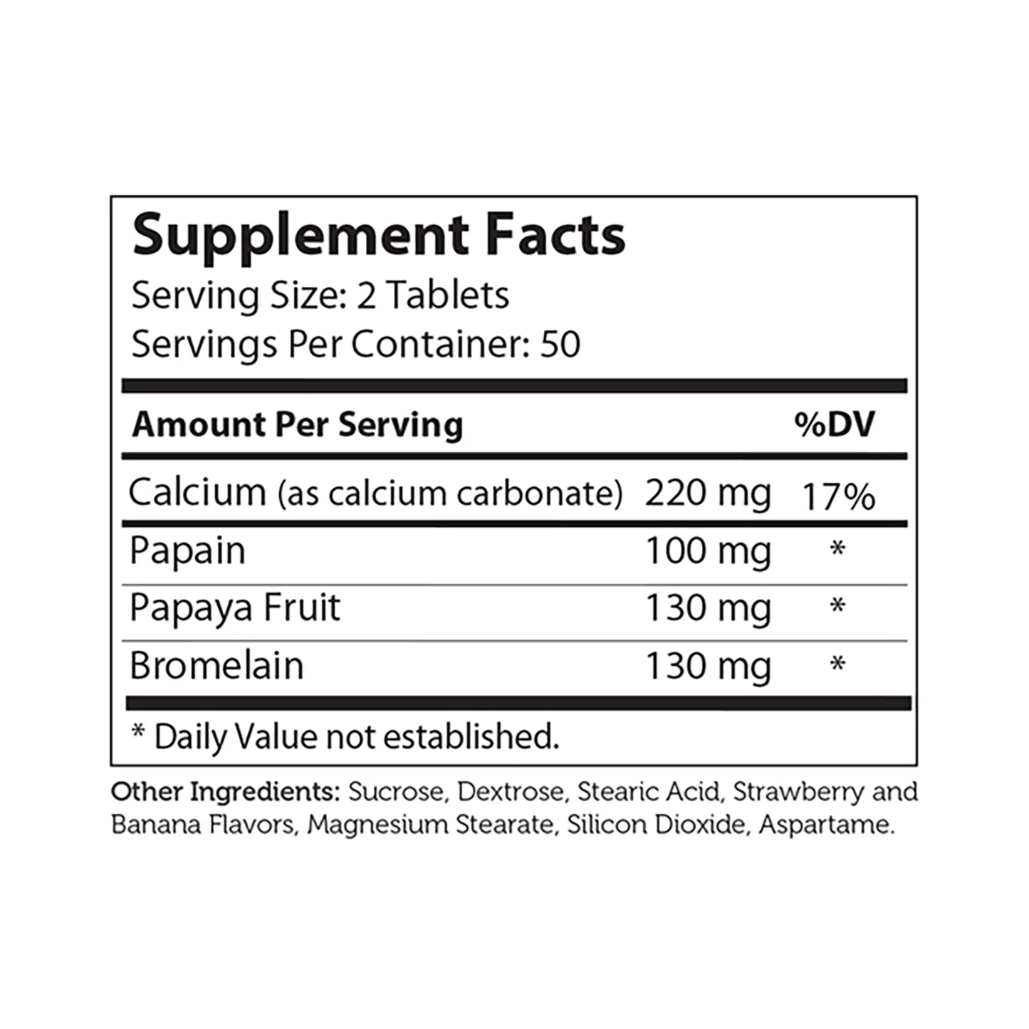 AfterMeals (100) Chewable Tablets