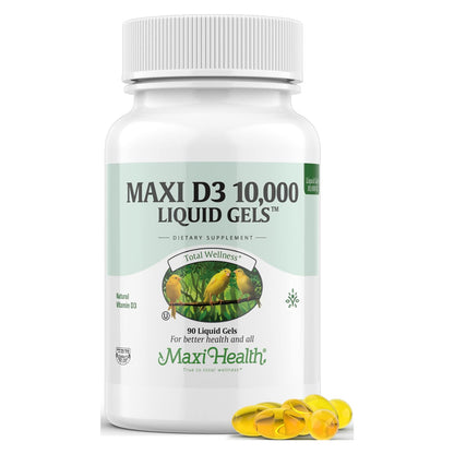 D3 Liquid Gels 10000 I.U., 90 Gels