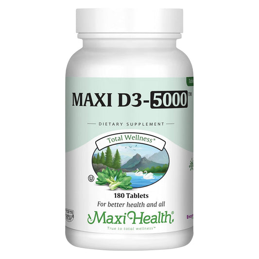 Vitamin D3 5000 I.U., 180 Tabs