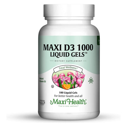 D3 Liquid Gels 1000 I.U., 180 Gels