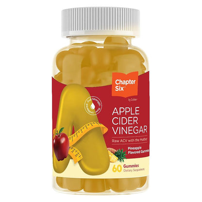 Apple Cider Vinegar Gummies-Pineapple (60)