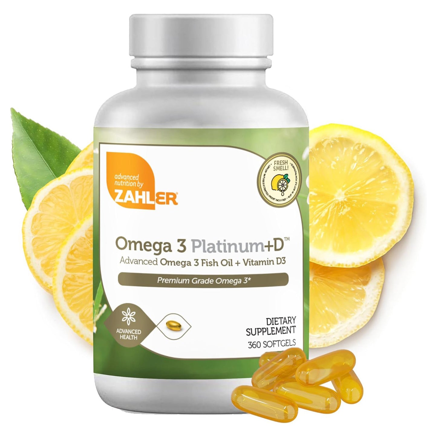 Omega 3 Platinum+D (360) Softgels