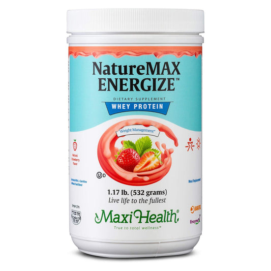 Naturemax Energize Strawberry. 1.17 Lb Whey