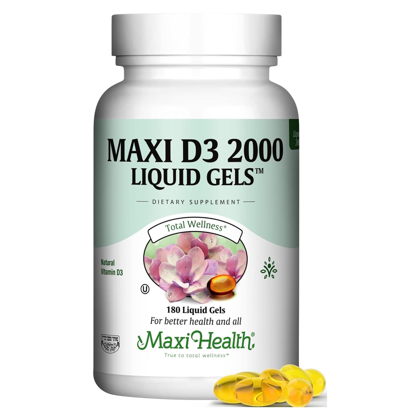 D3 Liquid Gels 2000 I.U., 180 Gels