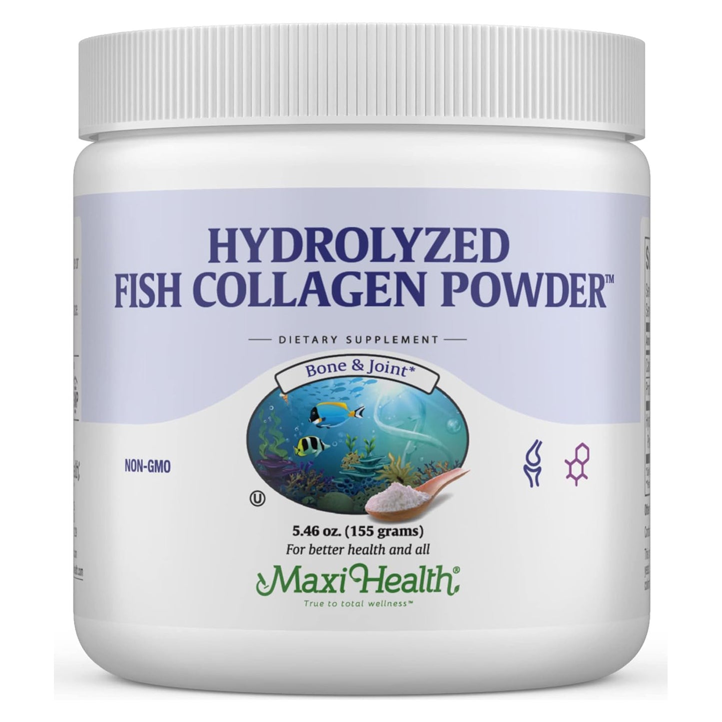 Hydrolized Fish Collagen Powder, 5.46 Oz