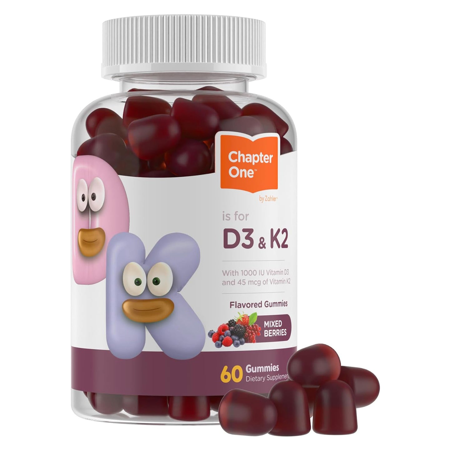 Vitamin D3 & K2 Gummies (60)