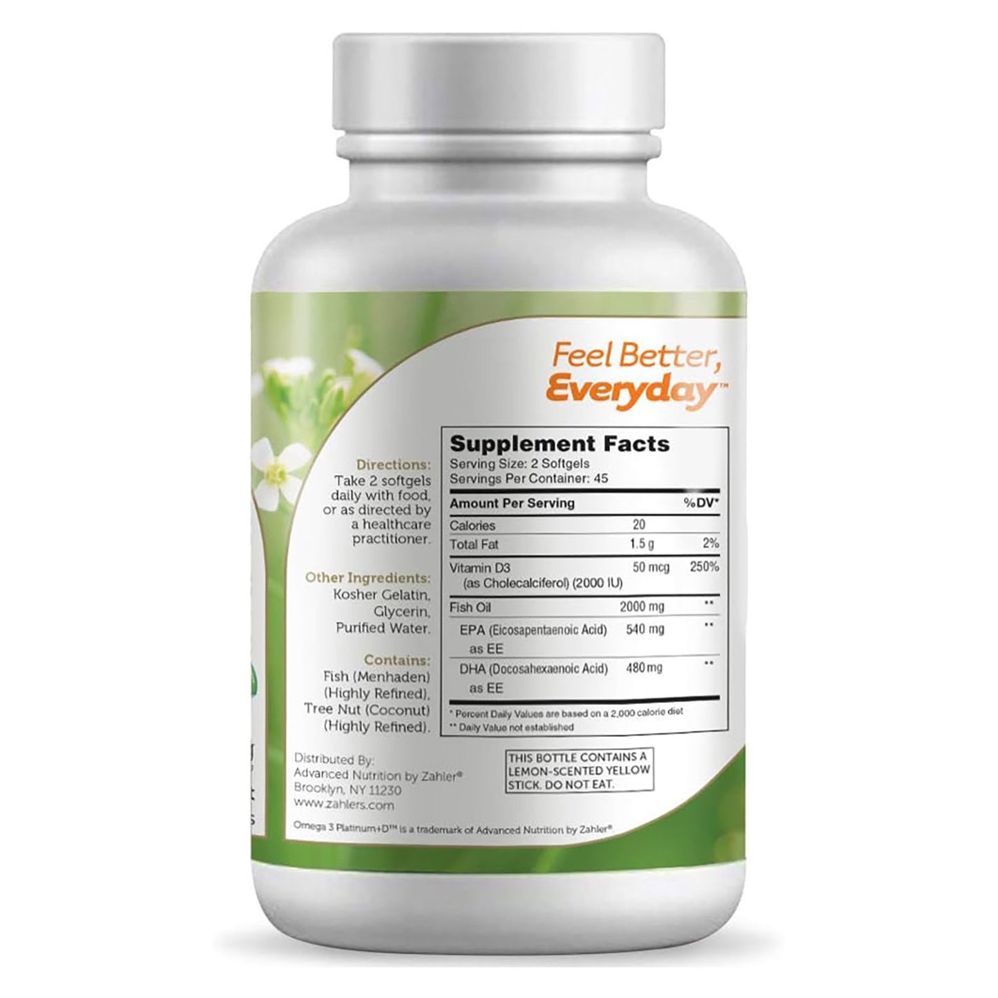 Omega 3 Platinum+D (90) Softgels