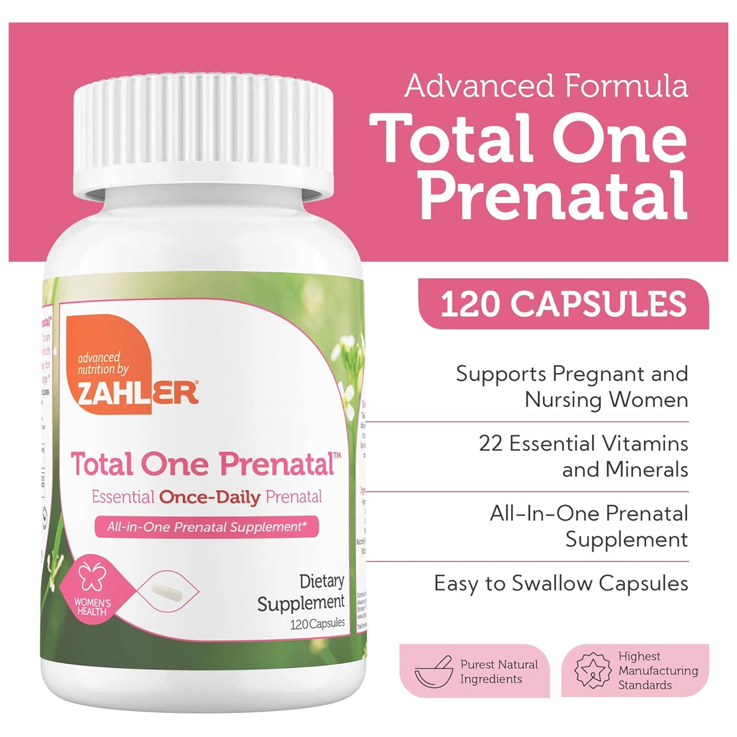 Total One Prenatal (120) Capsules