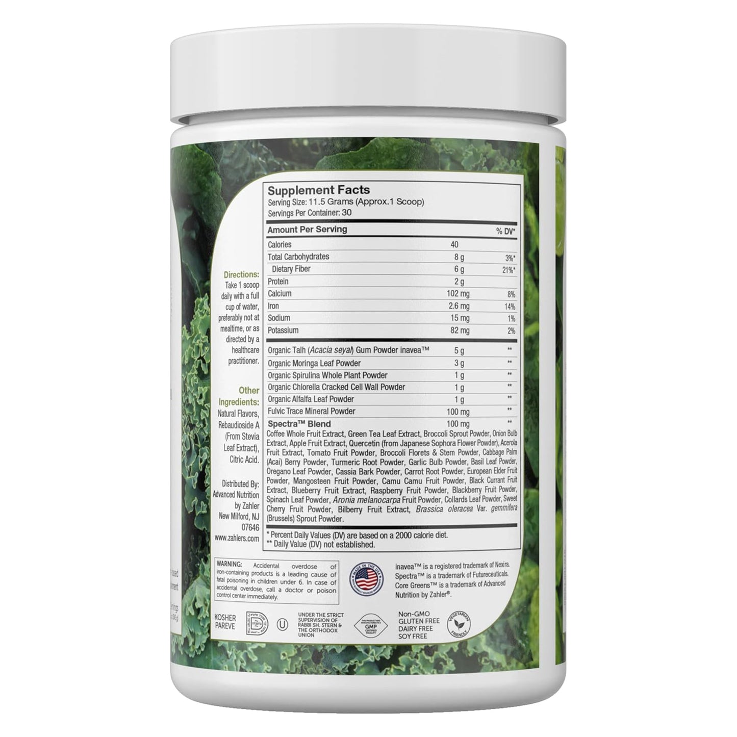 Core Greens (12.2 oz) Spearmint Powder