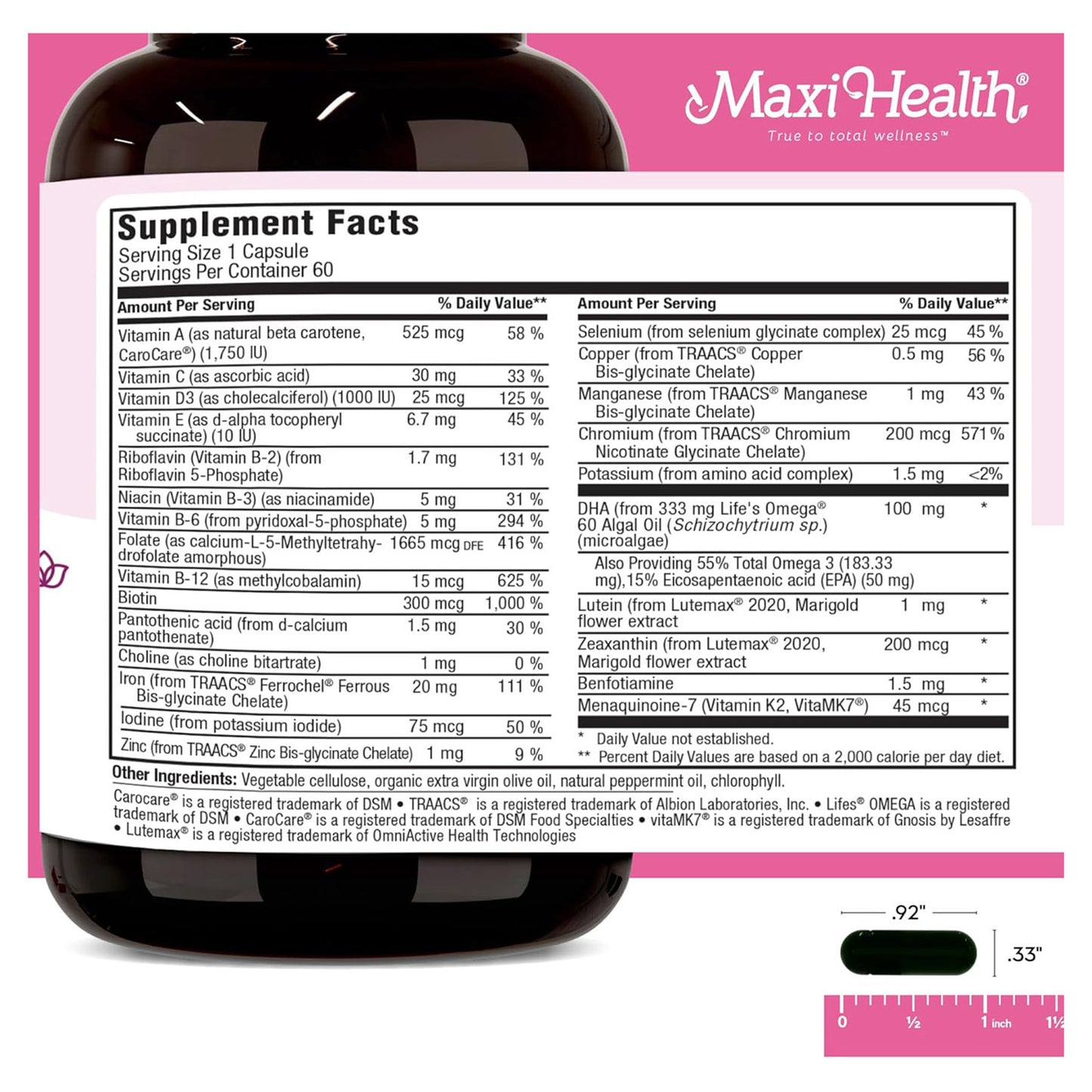 Methyl Prenatal Dha, 60 Caps