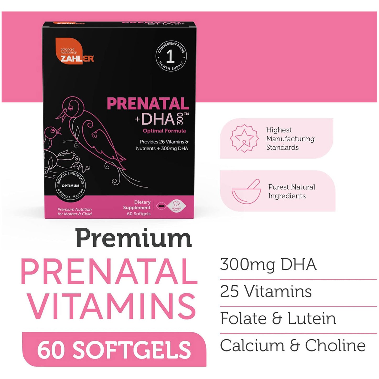 Prenatal +DHA (60) Softgels