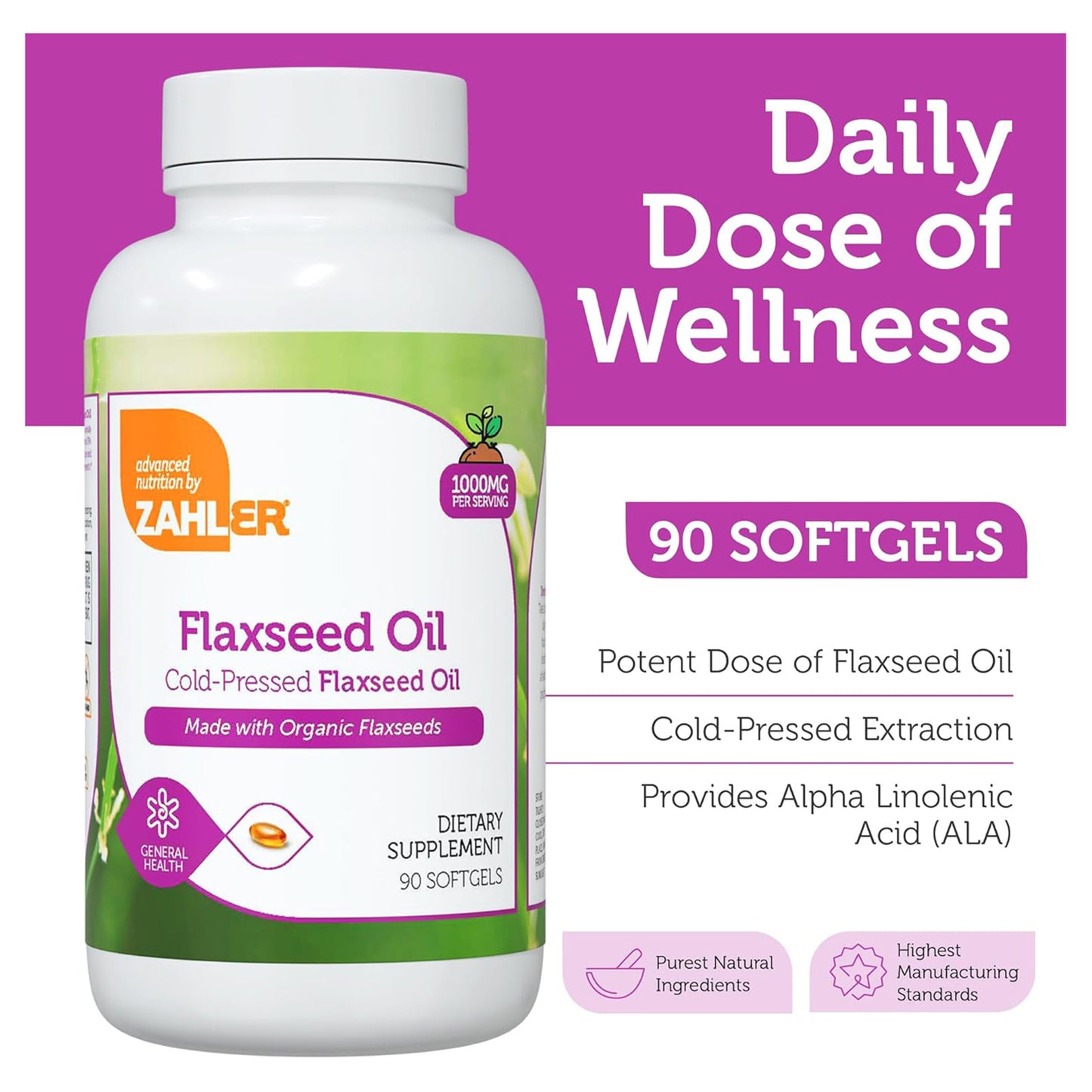 Flaxseed Oil (90) Softgels