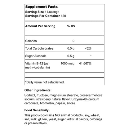 Methyl B12 Loz 1000, 120 Loz.