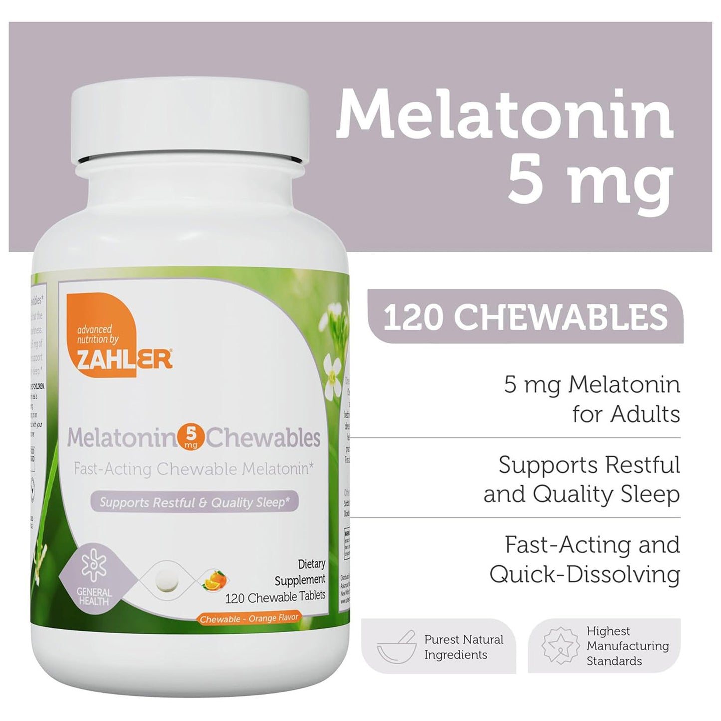 Melatonin Chewables 5mg (120)