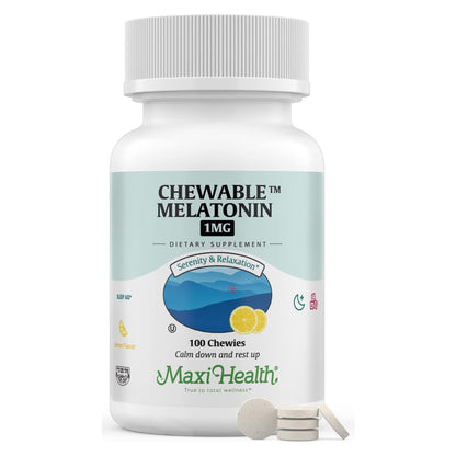 Chewable Melatonin (Lemon), 100 Chews