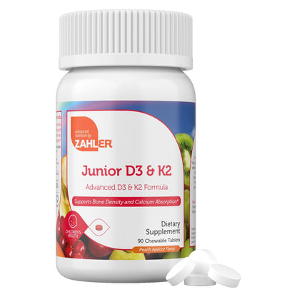 Junior D3 & K2 (90) Chewable Tablets