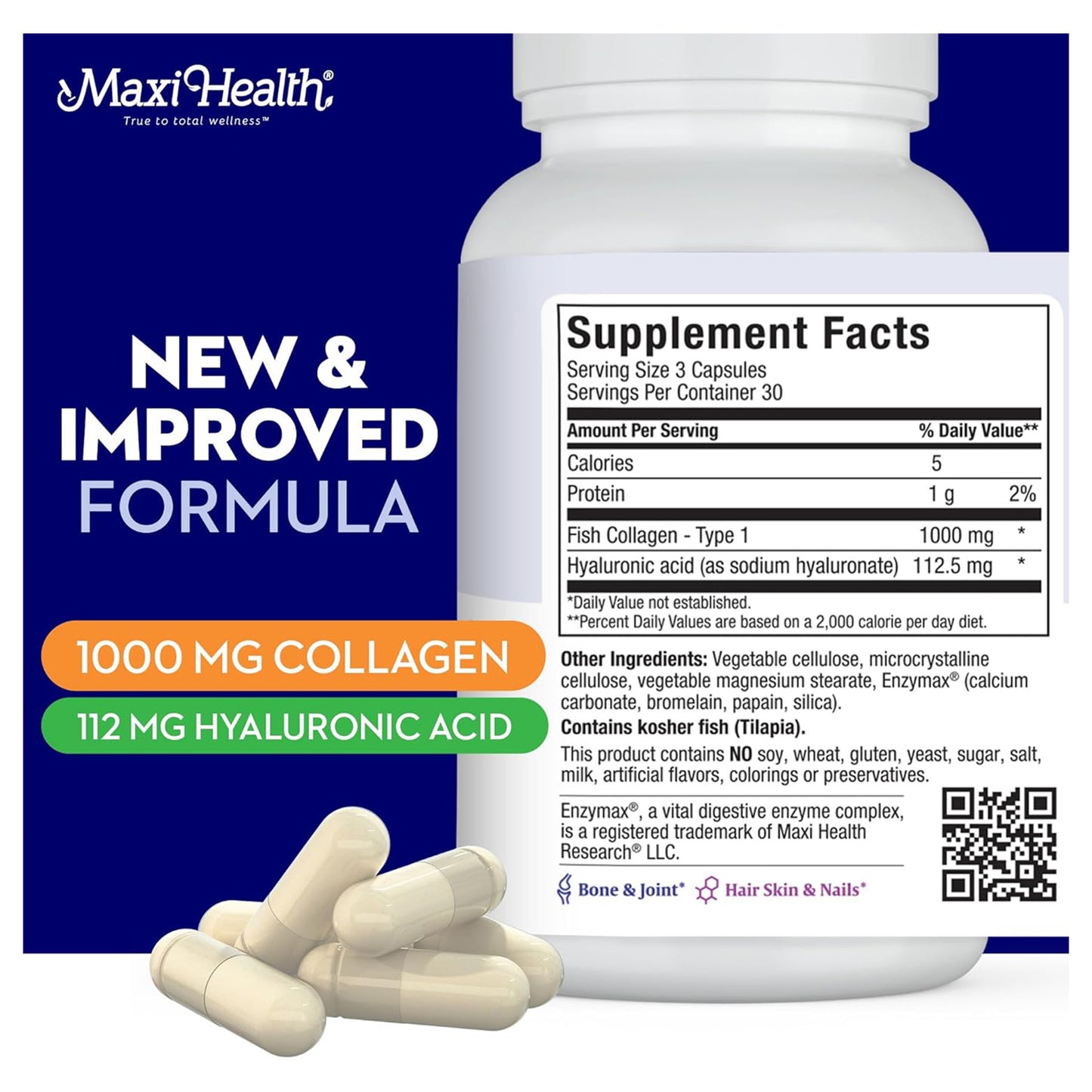 Collagen H.A. 1000mg, 90 Caps