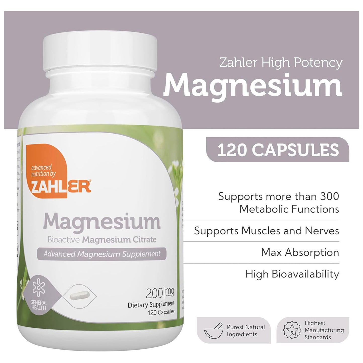 Magnesium (120) Capsules