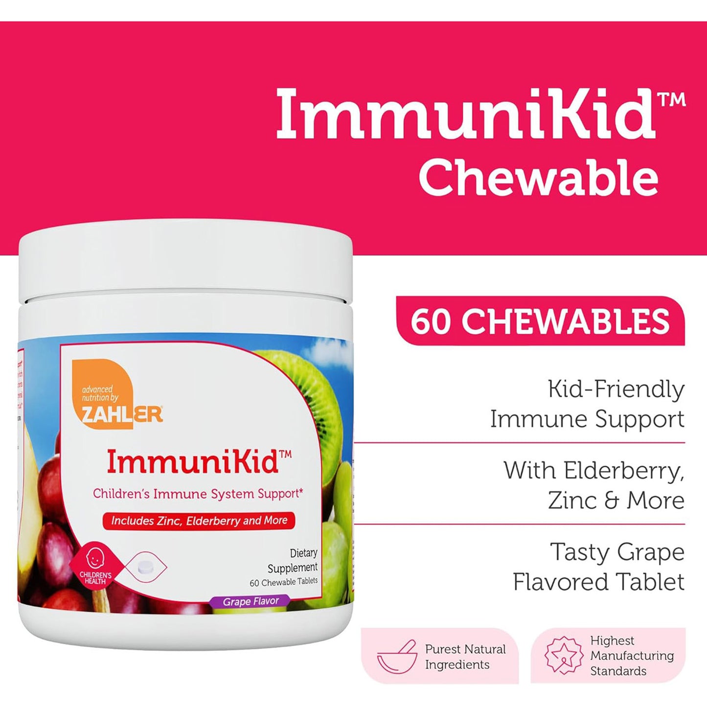 ImmuniKid (60) Chewable Tablets