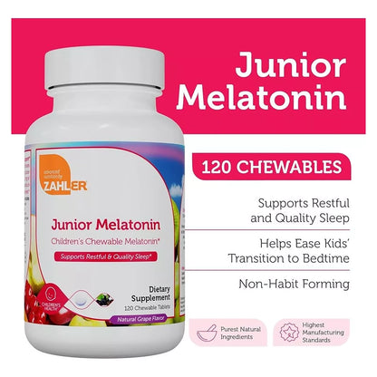 Junior Melatonin (120) Chewable Tablets