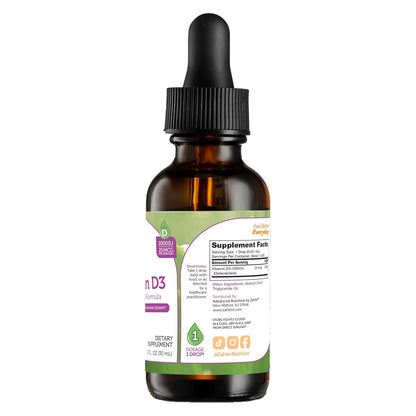 Vitamin D3 1000 IU (1 oz.) 30 mL Liquid