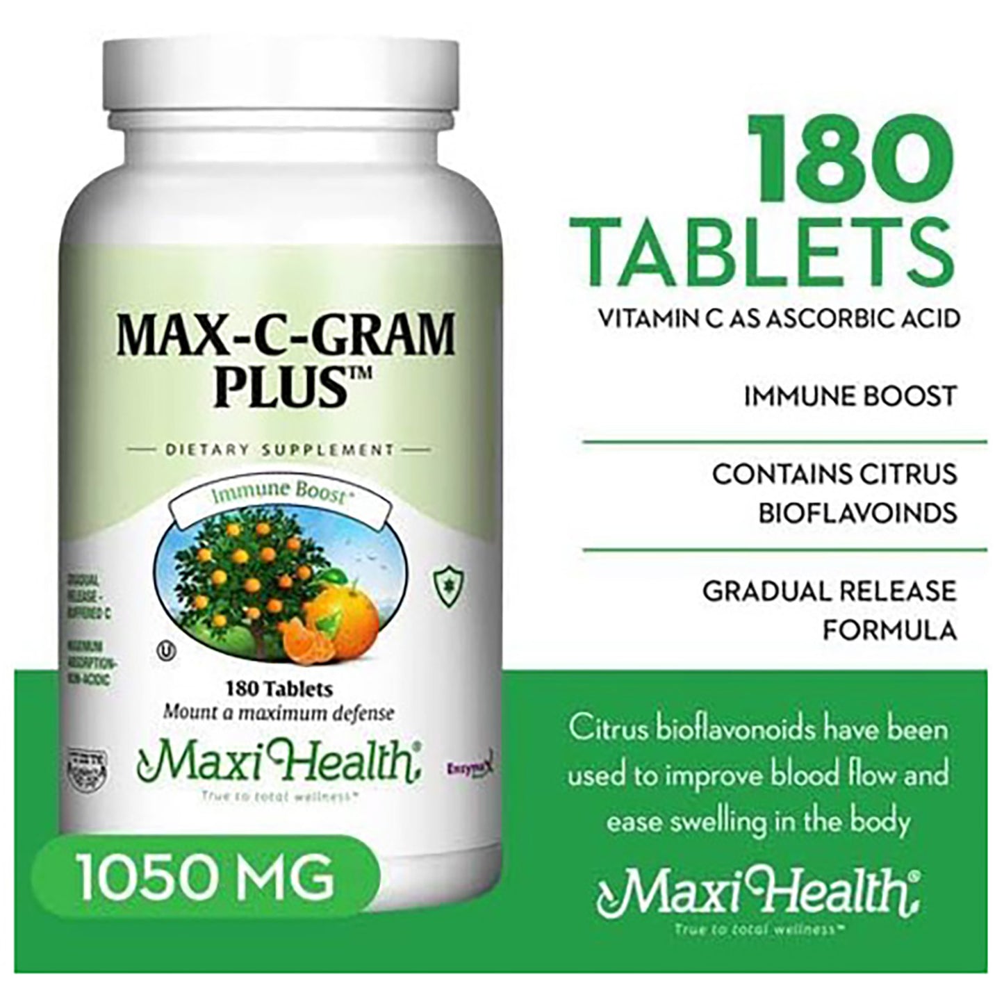 Max C Gram Plus, 180 Tabs