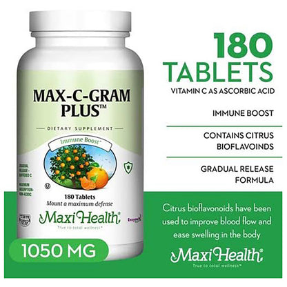 Max C Gram Plus, 180 Tabs