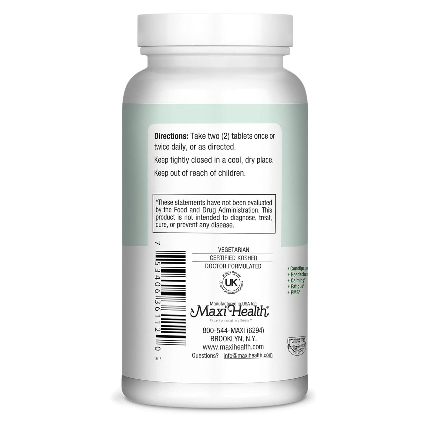 Magnesium Lysyl Glycinate, 120 Tabs