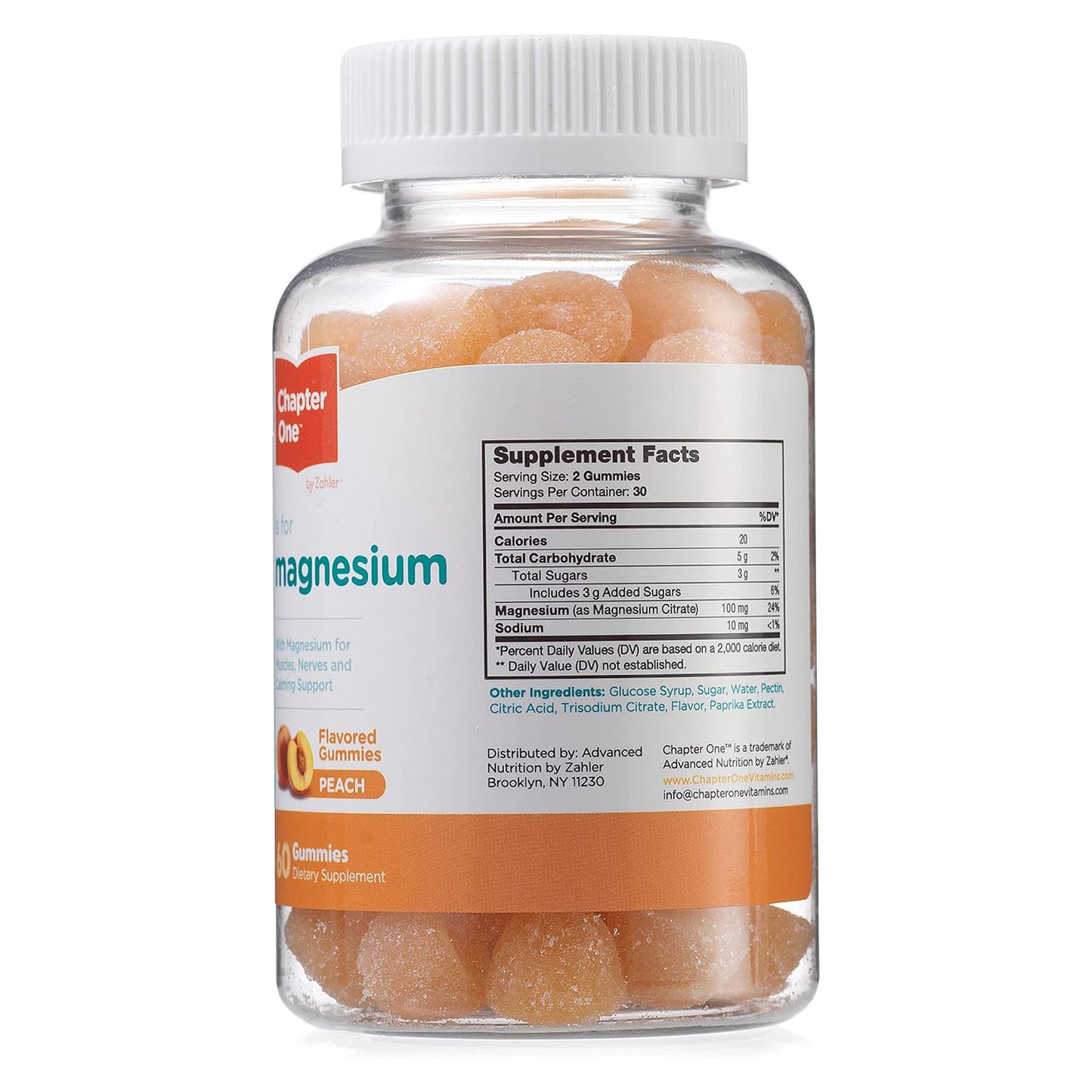 Magnesium Gummies-Peach (60)