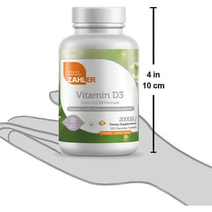 Vitamin D3 2000 IU (120) Chewable Tablets