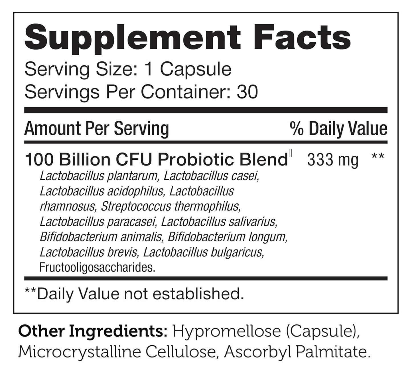 BioDophilus 100B (30) Capsules