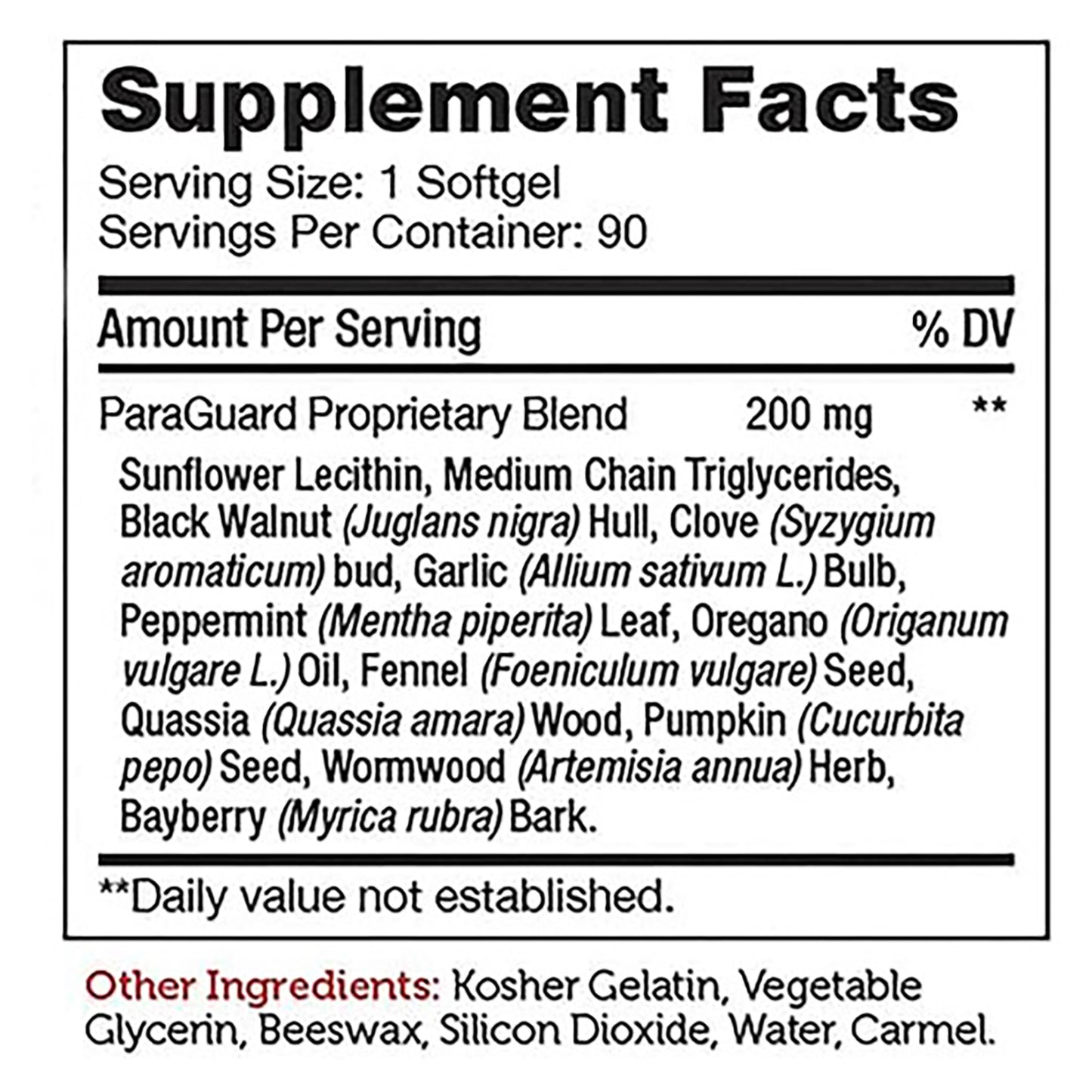 ParaGuard (90) Softgels