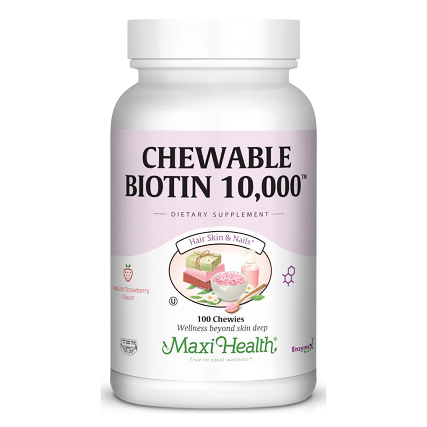 Chewable Biotin 10,000, 100 Chews